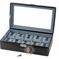 Squiggly bond-10-black1 Watch storage box Watch box