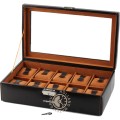 Boîte à montres Squiggly bond-10-Brown1 Watch storage box