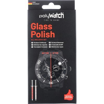 Limpeza e manutenção Squiggly POLYGLASS Polywatch glass polish
