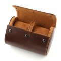 Squiggly WATCHROLL-TWO-BR Watchroll Two Brown Watch box