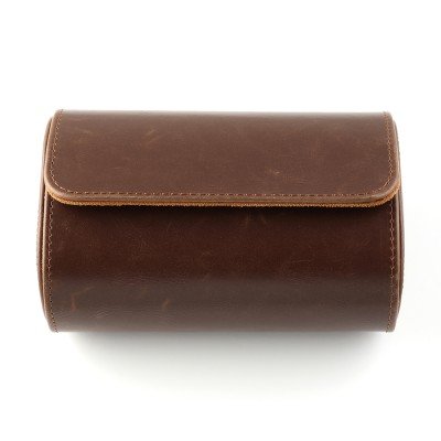 Squiggly WATCHROLL-TWO-BR Watchroll Two Brown Watch box - 3