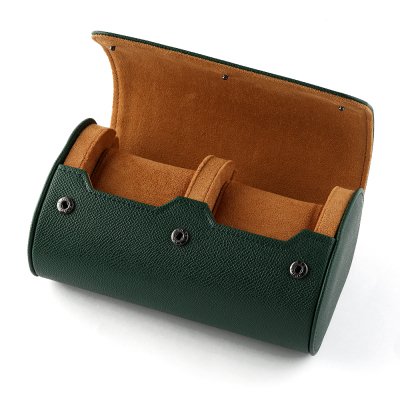 Squiggly WATCHROLL-TWO-GR Watchroll Two Green Watch box